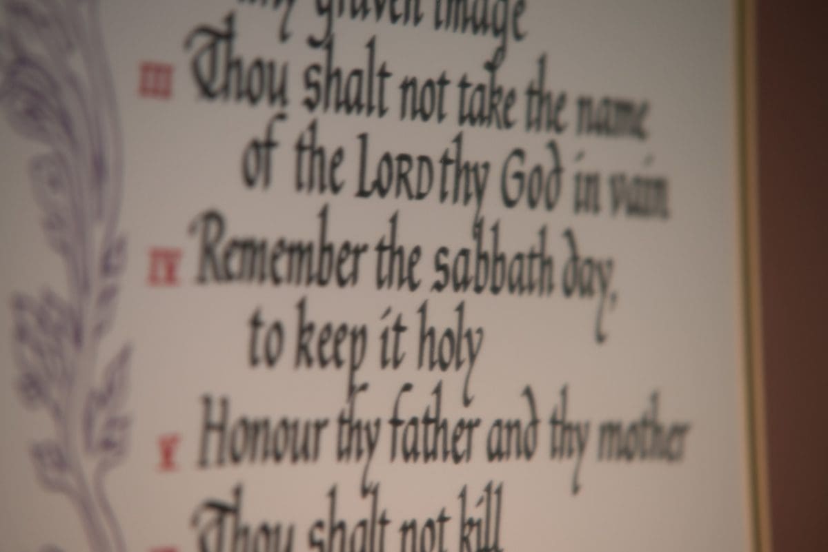 10 commandments art in lexington branch