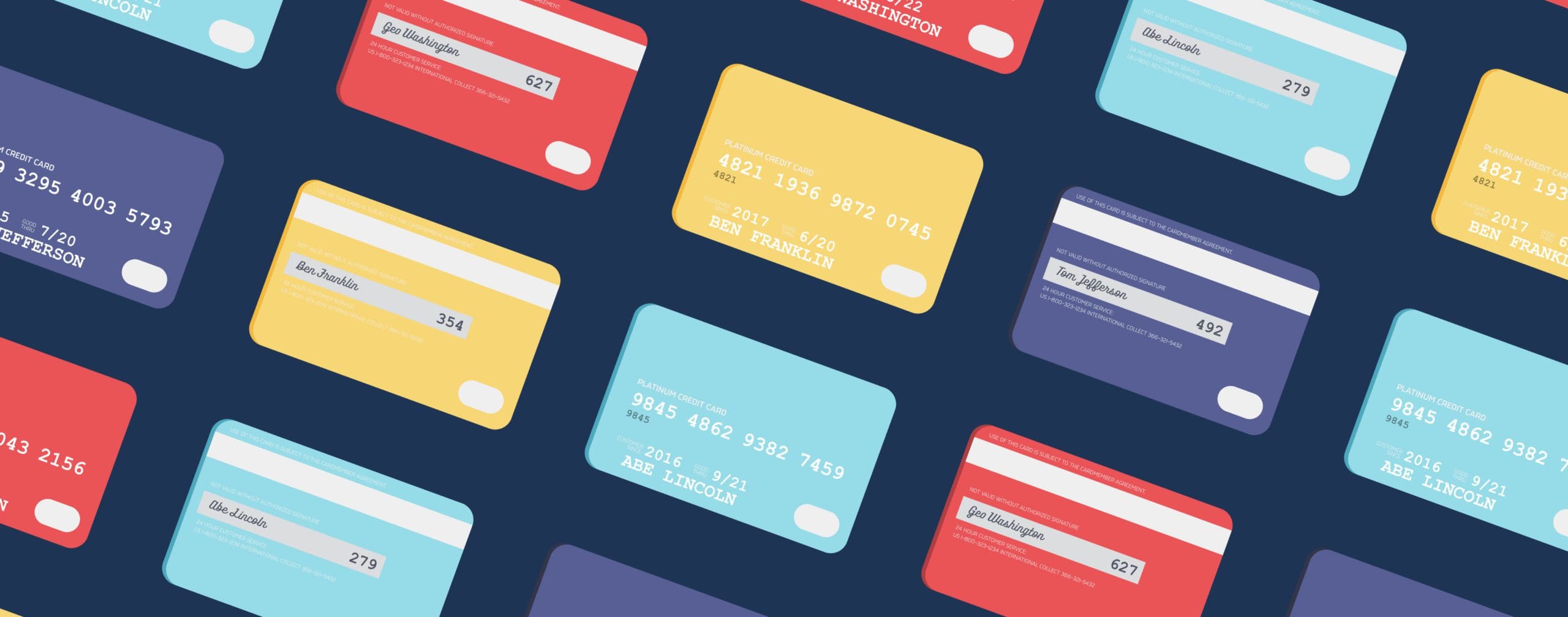 credit cards graphic