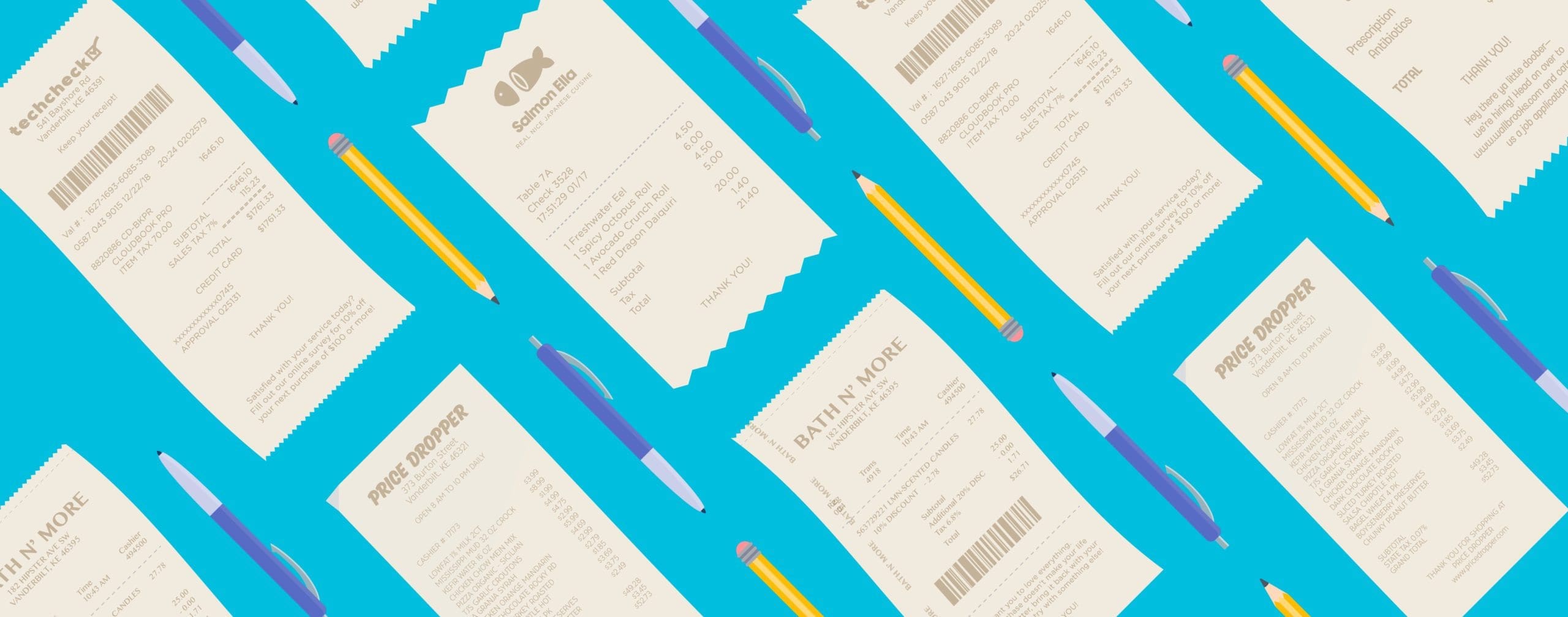 receipts graphic