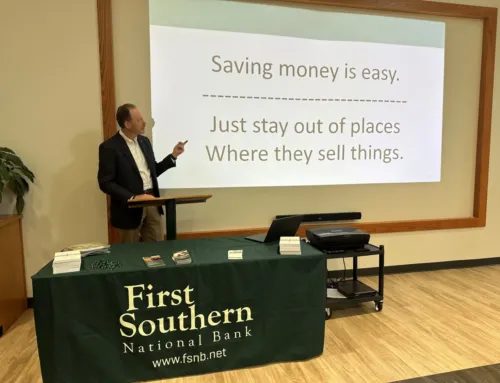 First Southern hosts Smart Saving class in Monticello